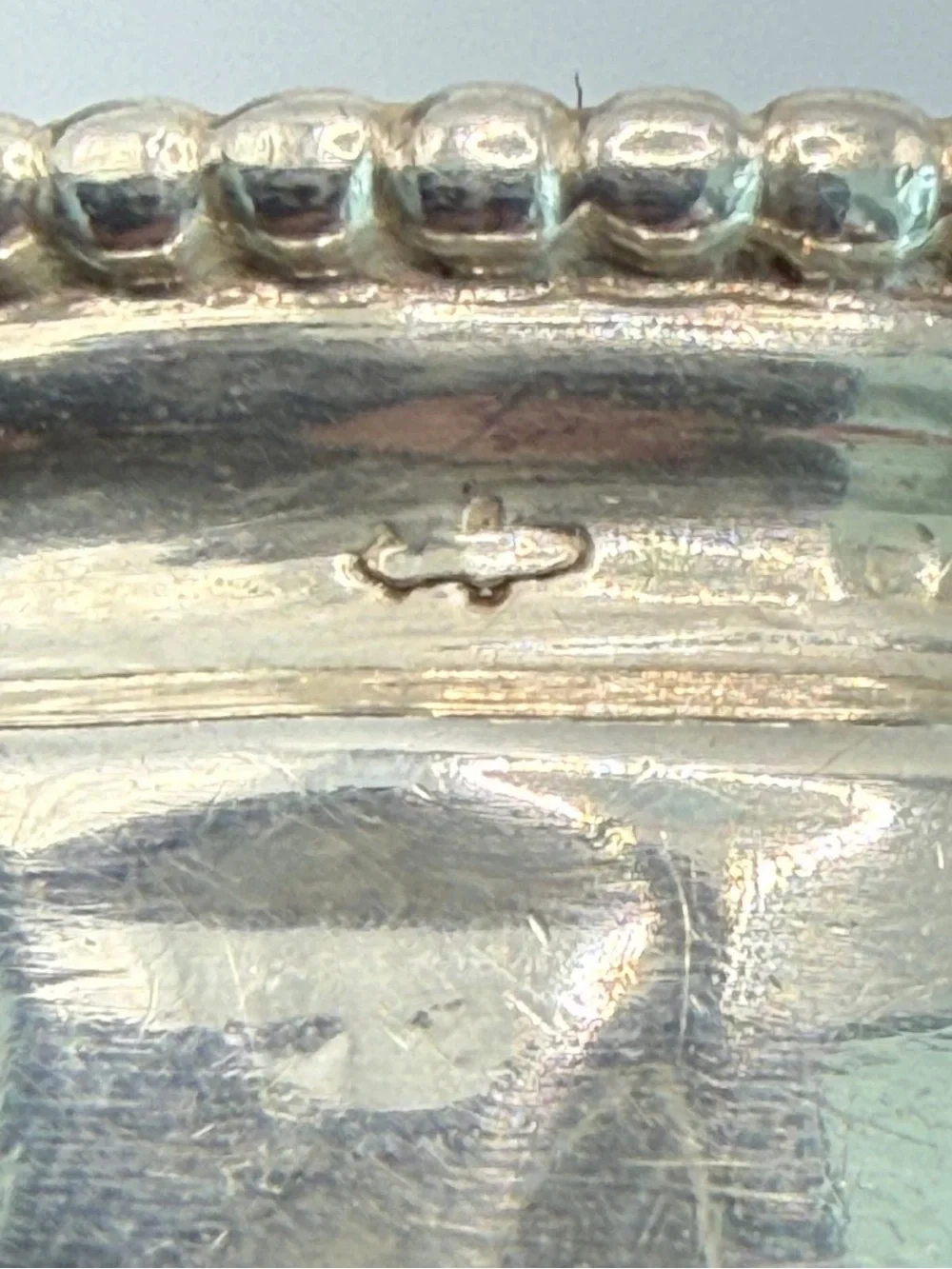 Antique 1901 Dutch .833 Silver Napkin Ring Engraved Marretje – Hallmarked